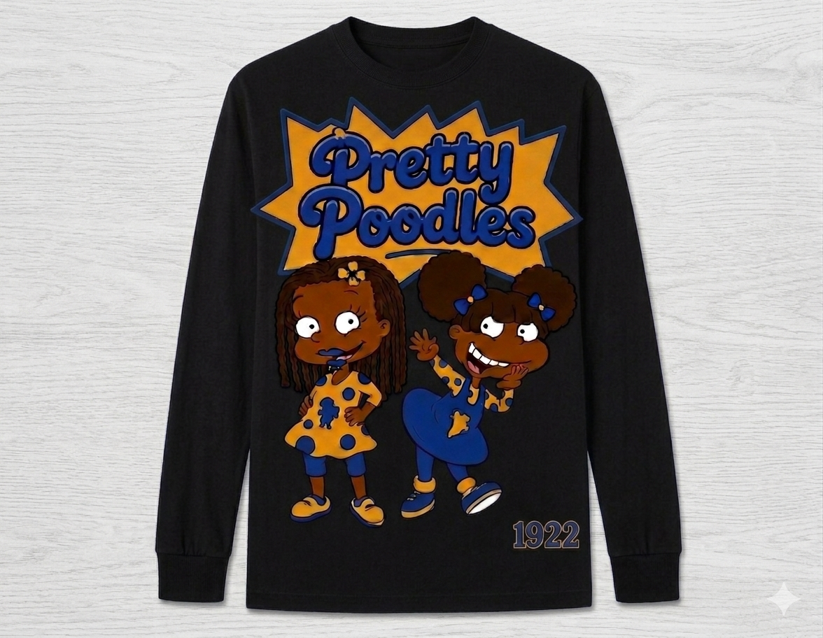 Long Sleeve Poodle Rugrat